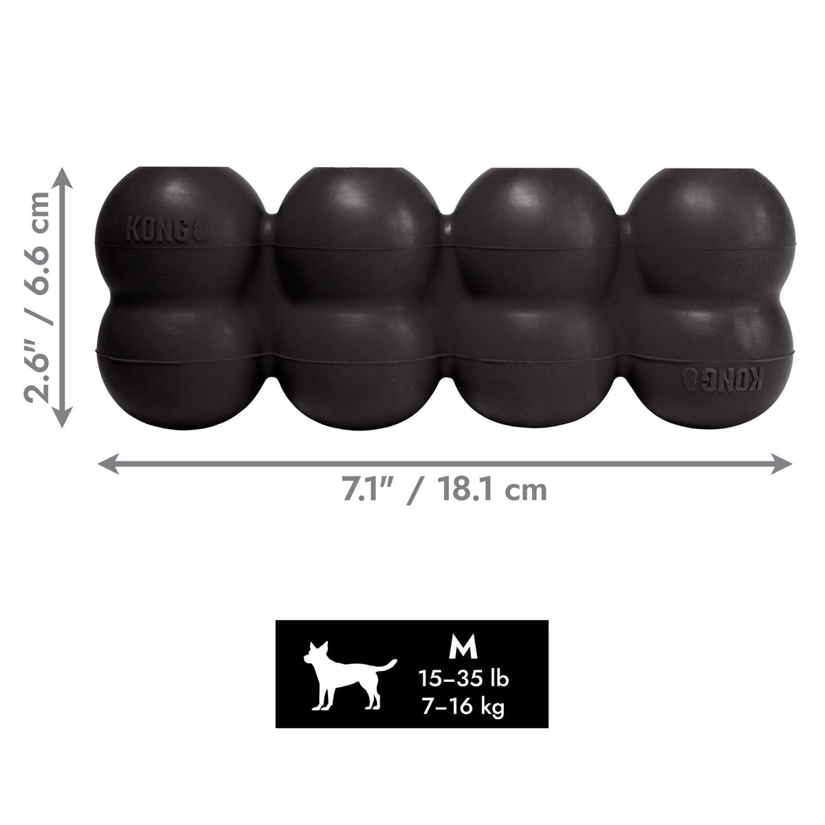 KONG Extreme Goodie Ribbon - Wuffies