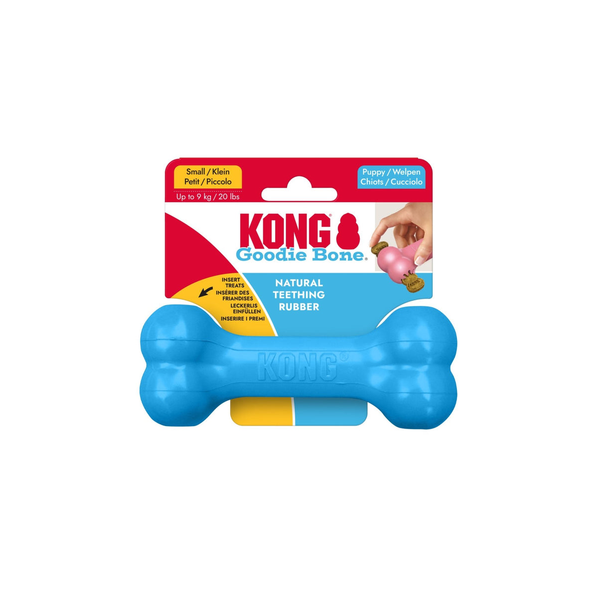 KONG Puppy Goodie Bone (Small, Assorted) - Wuffies