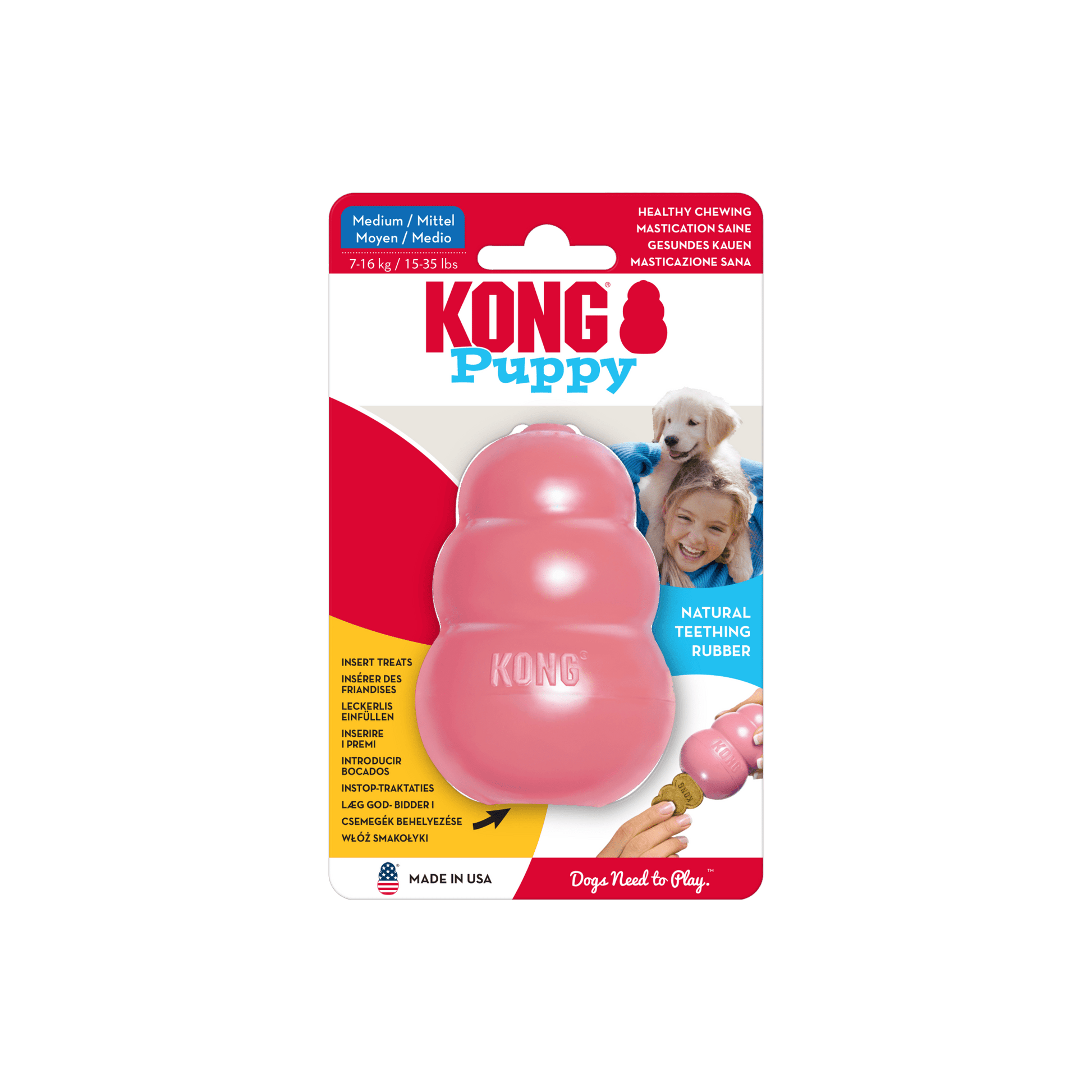 KONG Puppy (Pink) - Wuffies