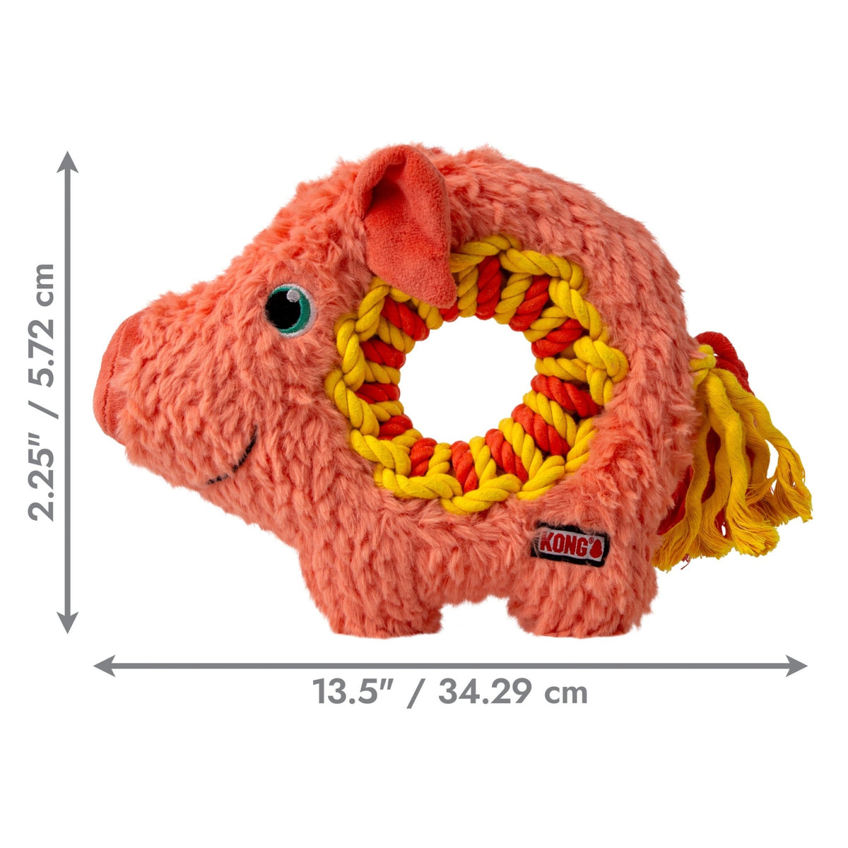 KONG Ringaroos Pig (Medium) - Wuffies