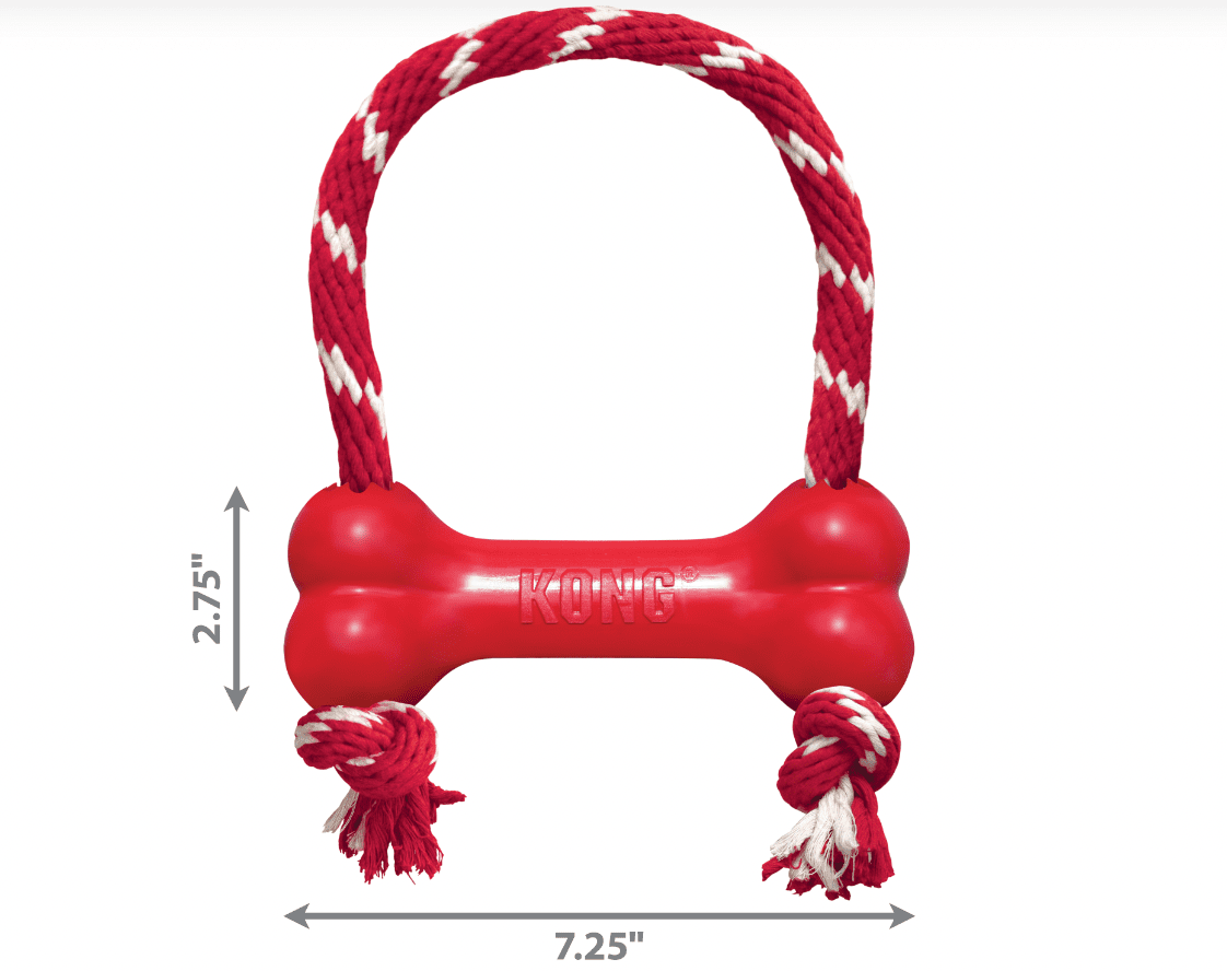 KONG Rope Goodie Bone (Medium) - Wuffies