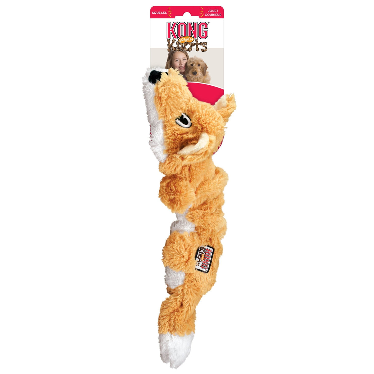 KONG Scrunch Knots Fox - Wuffies