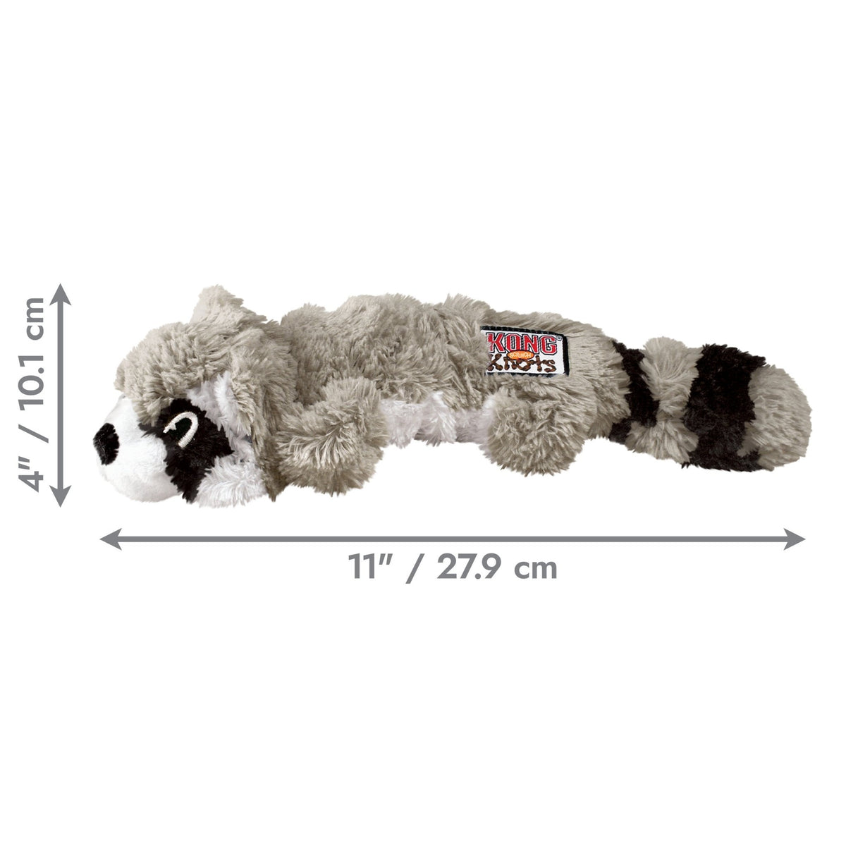 KONG Scrunch Knots Raccoon - Wuffies