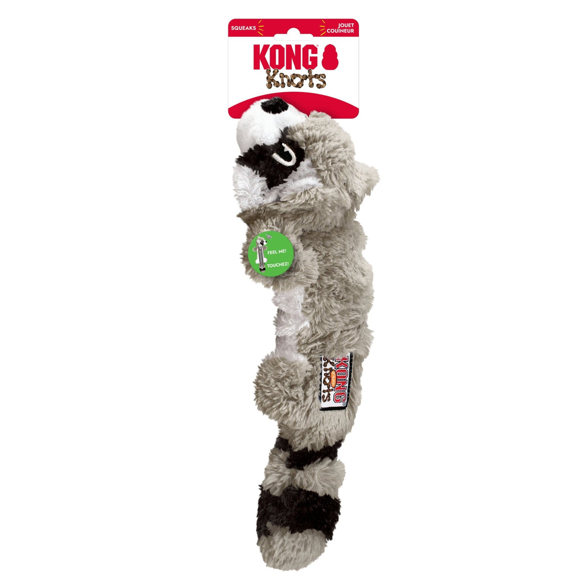KONG Scrunch Knots Raccoon - Wuffies