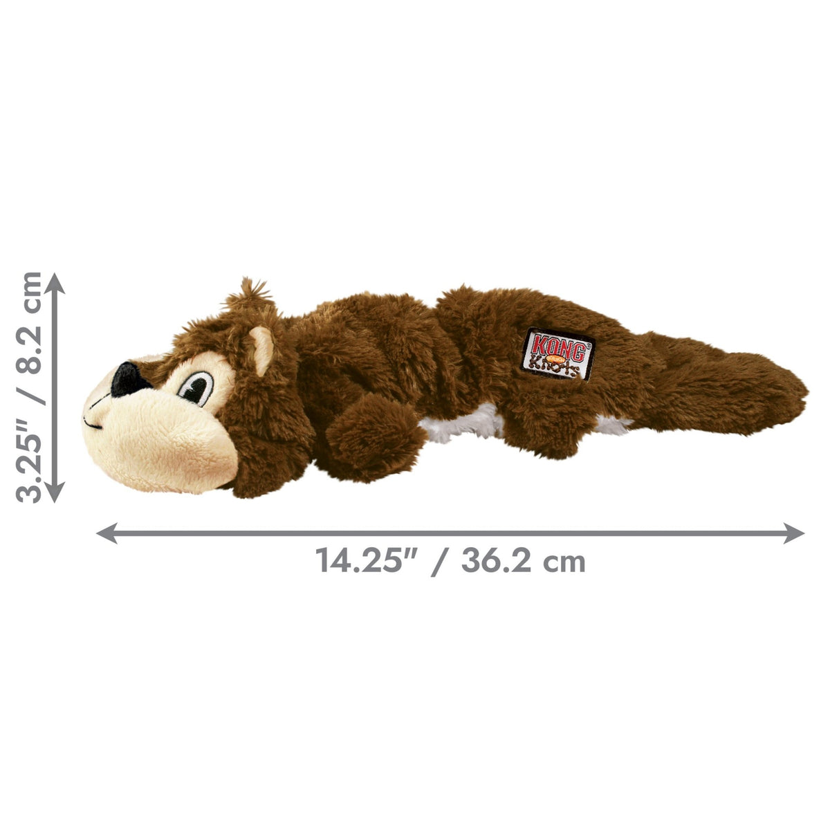 KONG Scrunch Knots Squirrel - Wuffies
