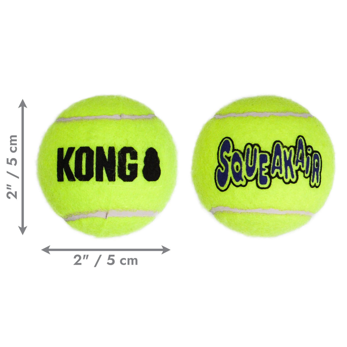 KONG SqueakAir Tennis Ball (3 Pack) - Wuffies