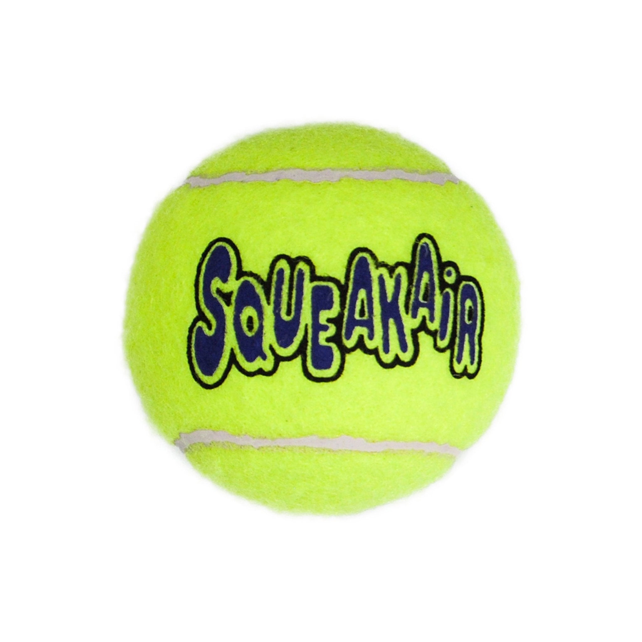 KONG SqueakAir Tennis Ball (Large, 2 Pack) - Wuffies