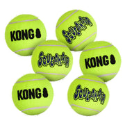 KONG SqueakAir Tennis Ball (Medium, 6 Pack) - Wuffies
