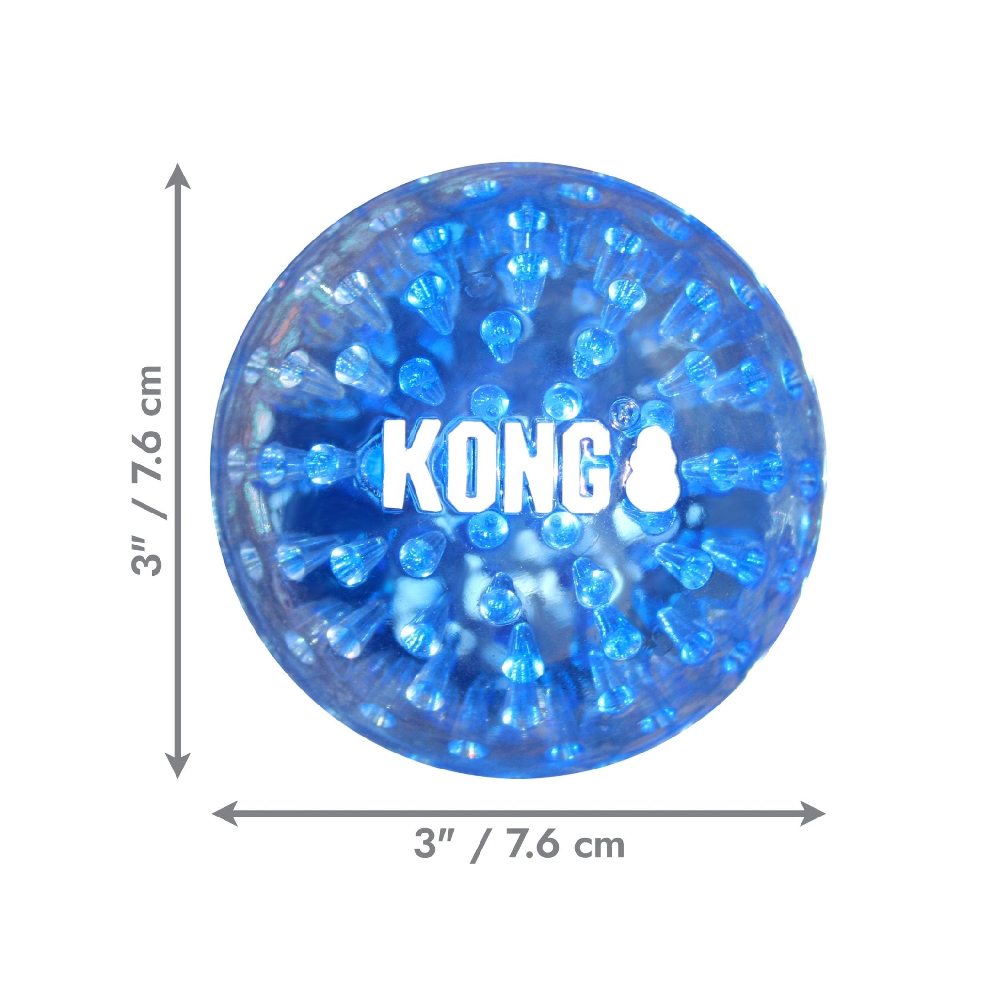 KONG Squeezz Geodz 2 - Pack (Assorted, Large) - Wuffies