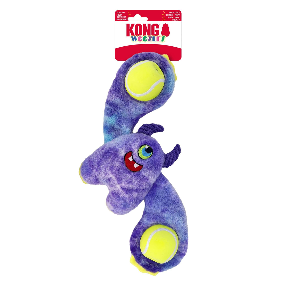 KONG Woozles Monster Assorted (Medium) - Wuffies