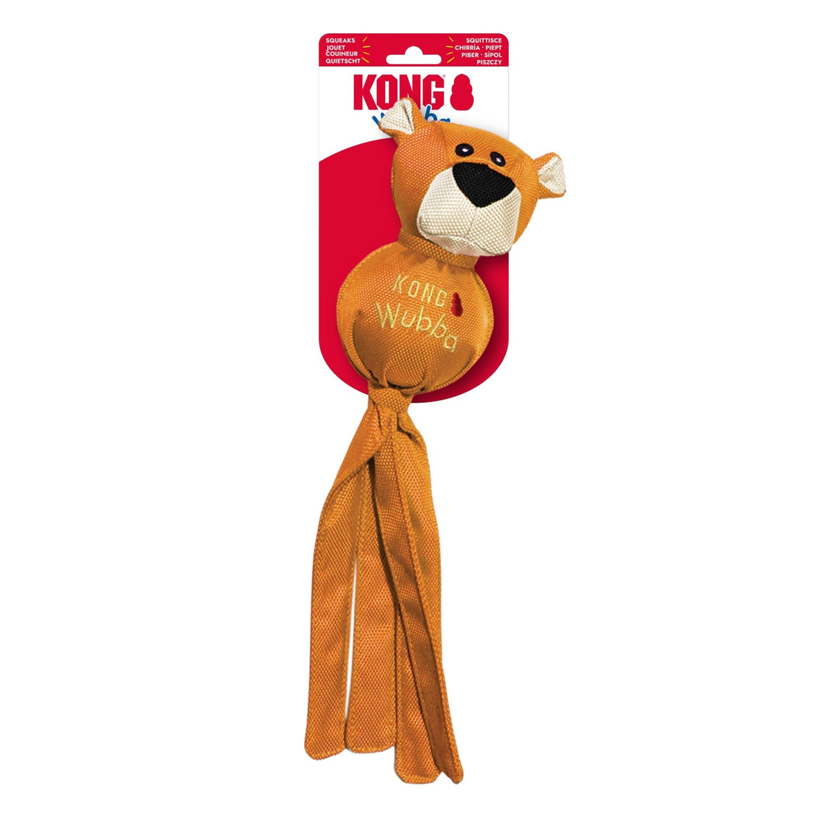 KONG Wubba Friends Ballistic (Various Characters) - Wuffies