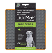 LickiMat Soother Tuff Series (Orange, 20cm) - Wuffies