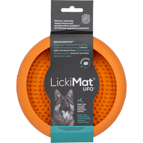 LickiMat UFO (Orange, 18cm) - Wuffies