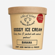 Life Of Riley Bakery Doggy Ice Cream DIY Kit (Banana) - Wuffies