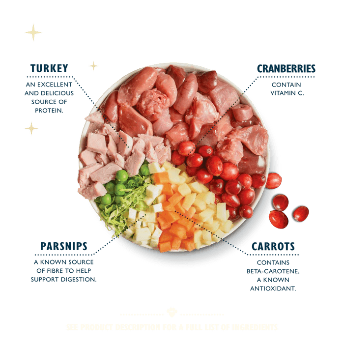 Lilys Kitchen Dog Christmas Turkey & Ham Tin (400g) - Wuffies