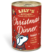 Lilys Kitchen Dog Christmas Turkey & Ham Tin (400g) - Wuffies