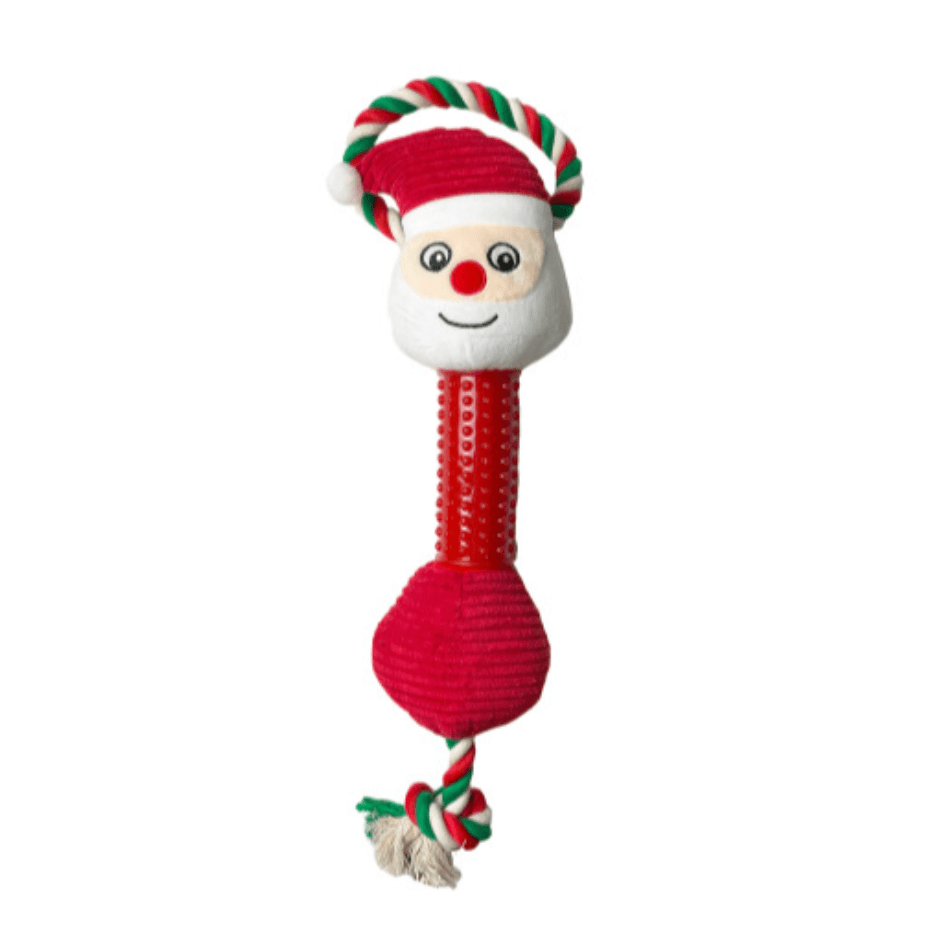 Long Neck Santa Dog Toy - Wuffies