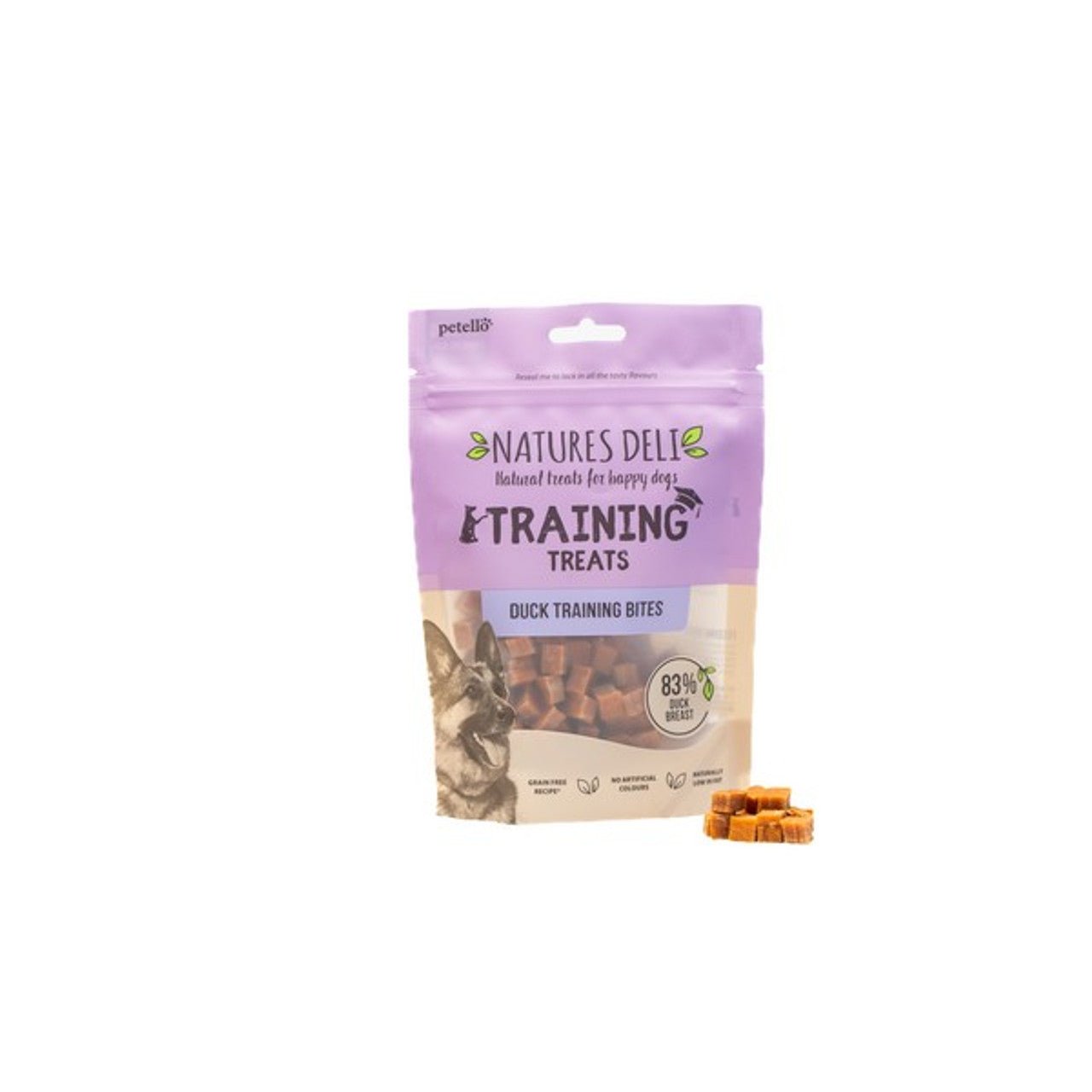 Natures Deli Duck Training Bites (100g) - Wuffies
