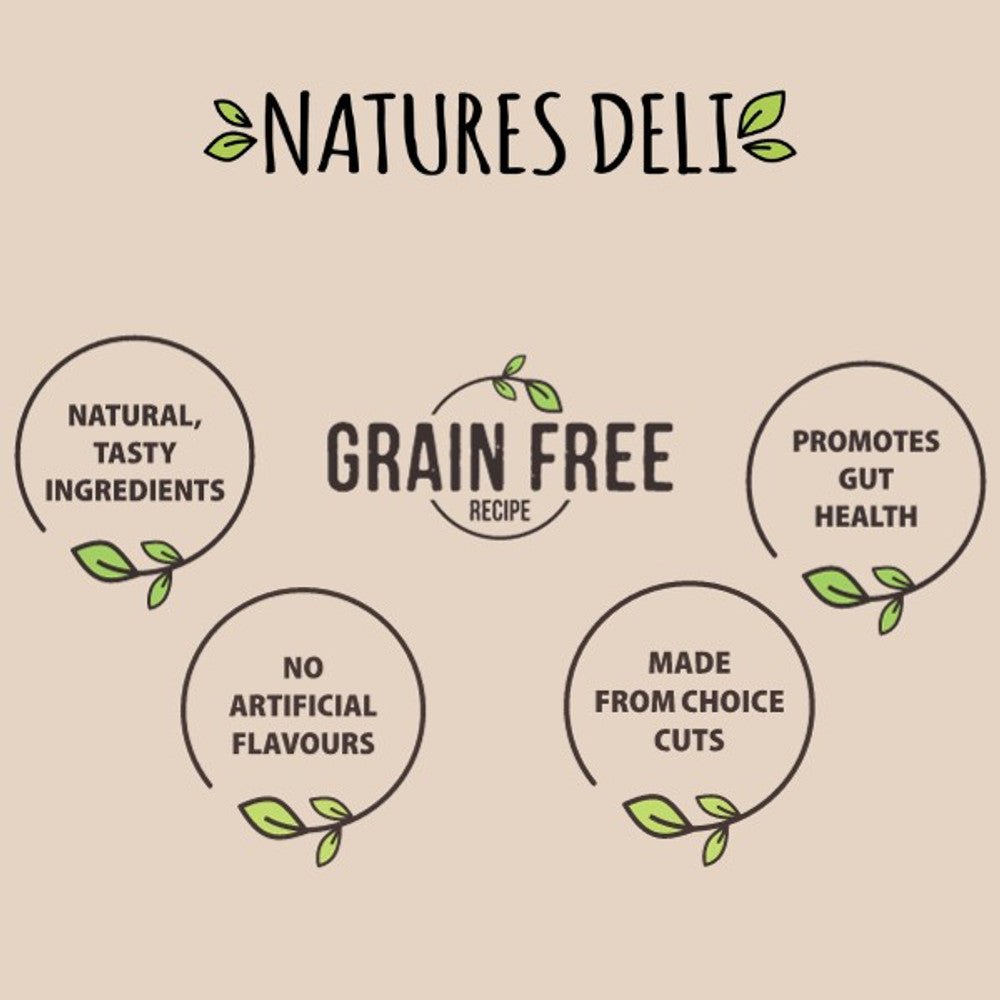 Natures Deli Grain Free Soft Baked Duck With Potato Dog Treat (100g) - Wuffies