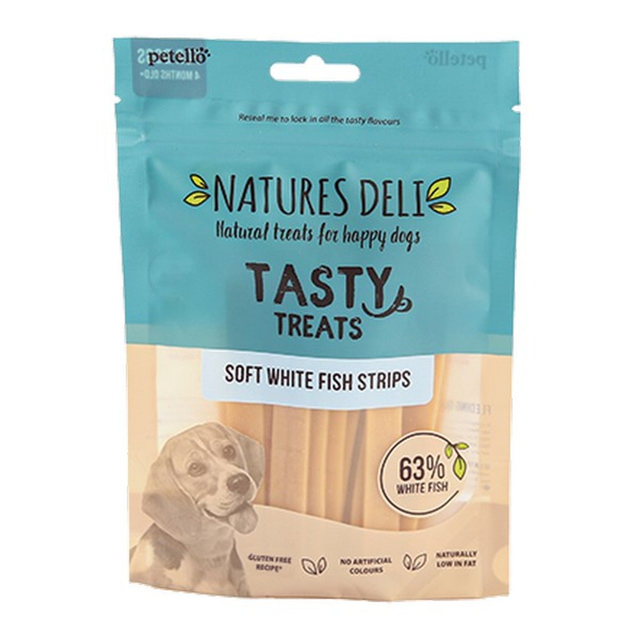 Natures Deli Ocean White Fish Strips (100g) - Wuffies