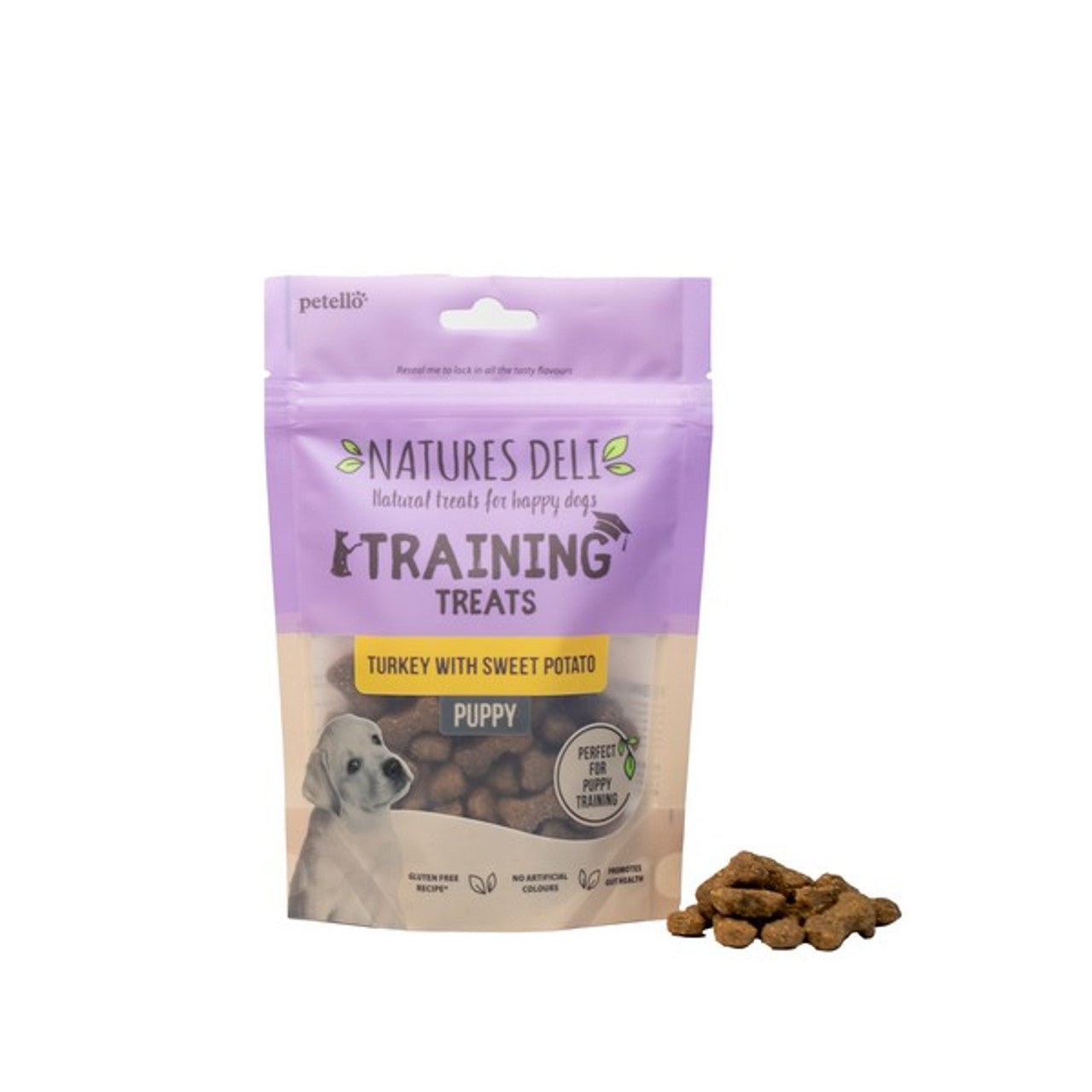 Natures Deli Puppy Training Treats Turkey With Sweet Potato (100g) - Wuffies