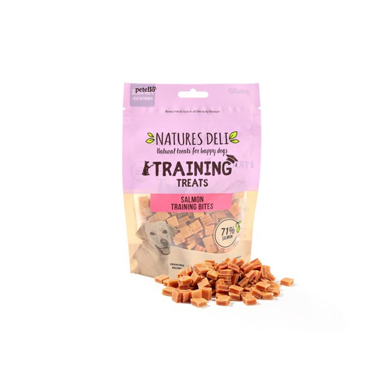 Natures Deli Salmon Bites (100g) - Wuffies