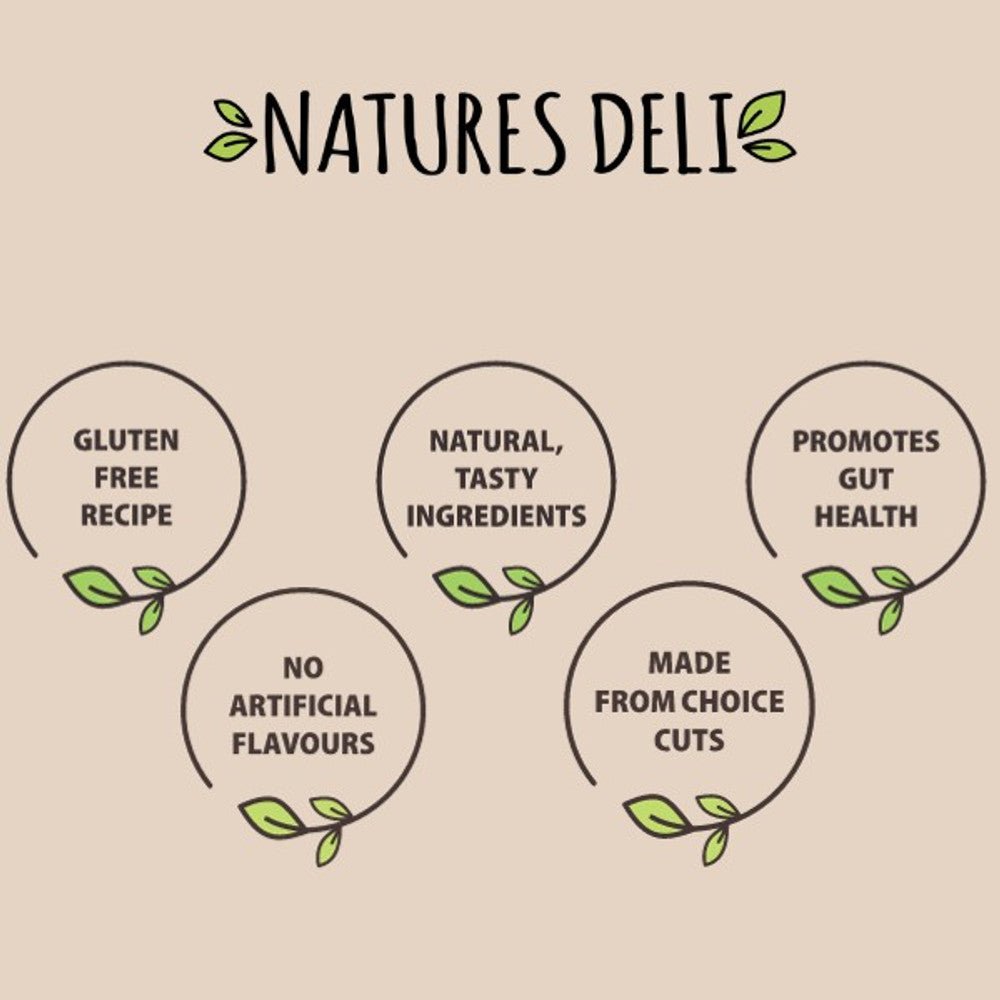 Natures Deli Salmon with Sweet Potato Crunchy Dog Biscuits (225g) - Wuffies