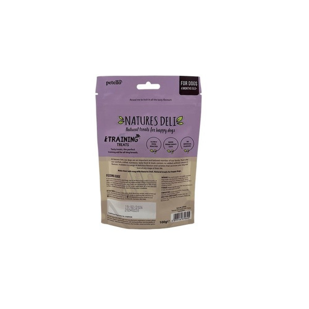 Natures Deli Training Bites Chicken with Cheese (100g) - Wuffies