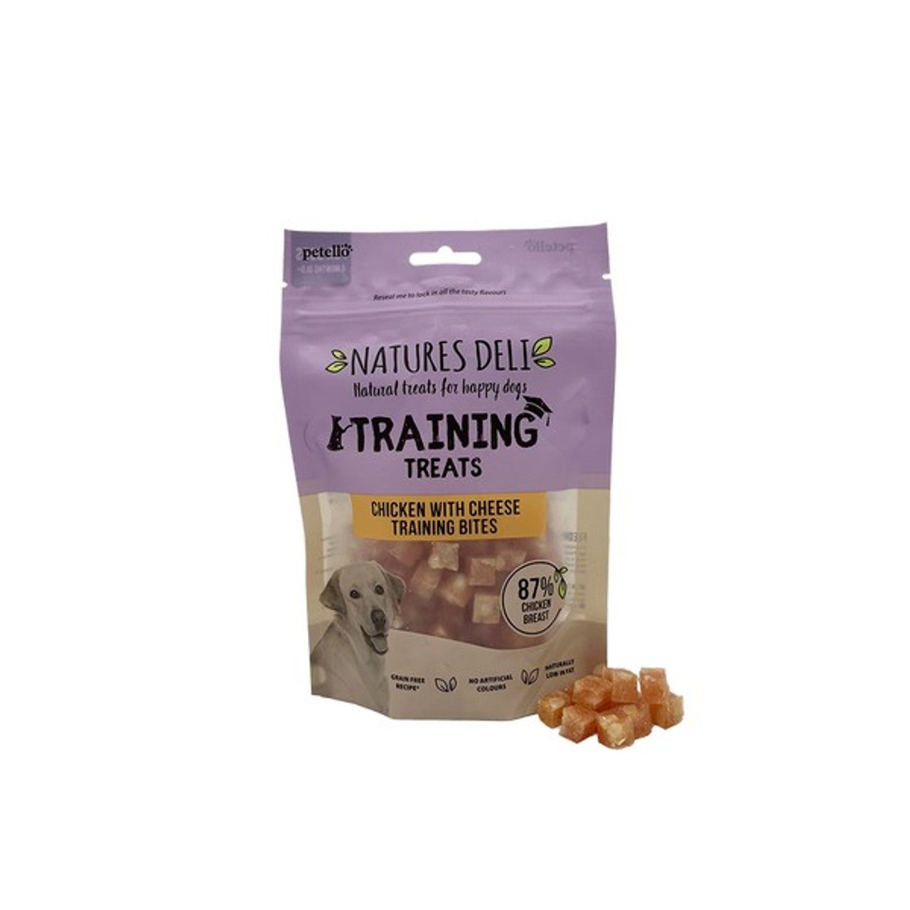Natures Deli Training Bites Chicken with Cheese (100g) - Wuffies