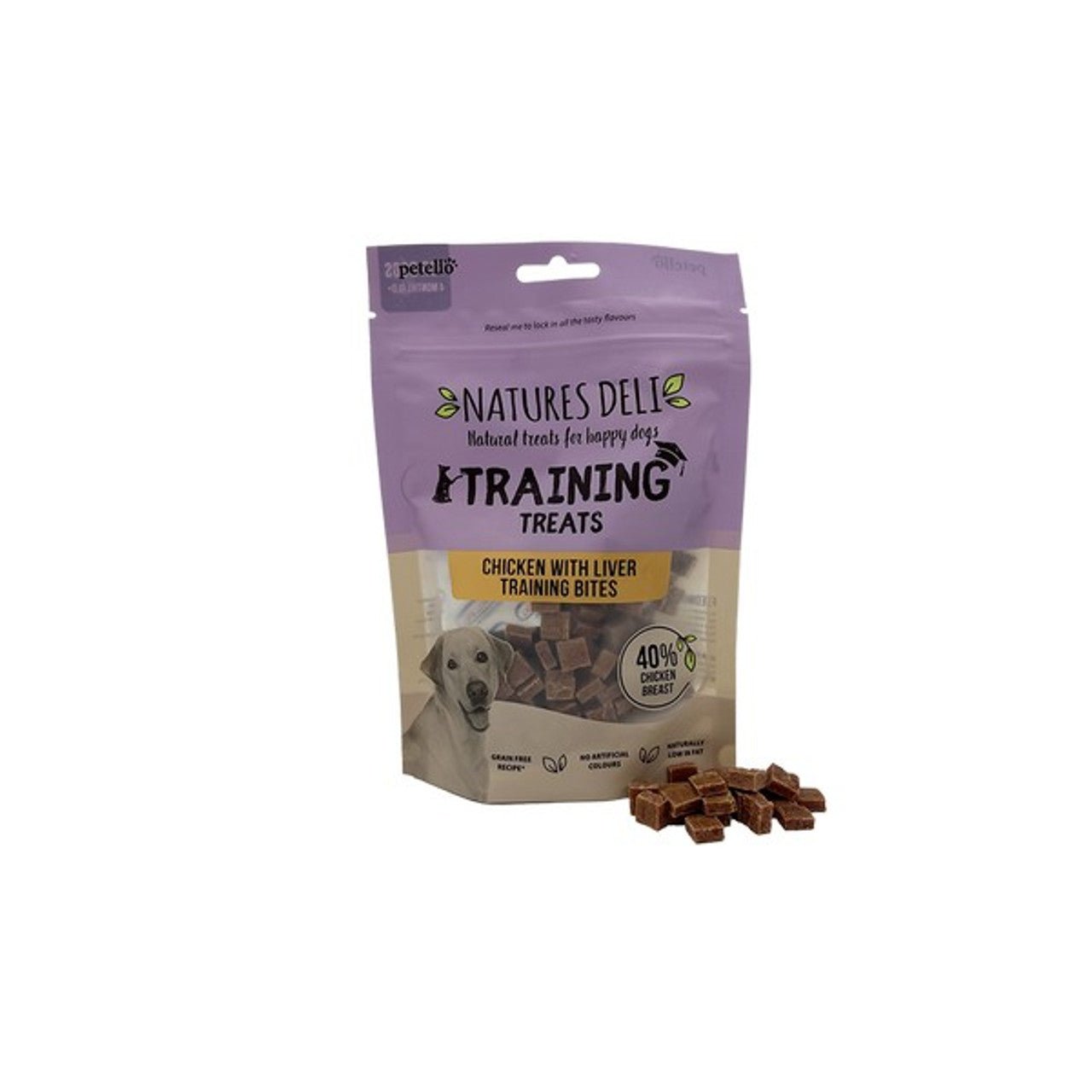 Natures Deli Training Bites Chicken with Liver (100g) - Wuffies