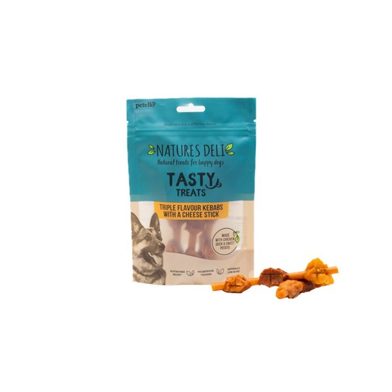 Natures Deli Triple Flavour Kebab (100g) - Wuffies