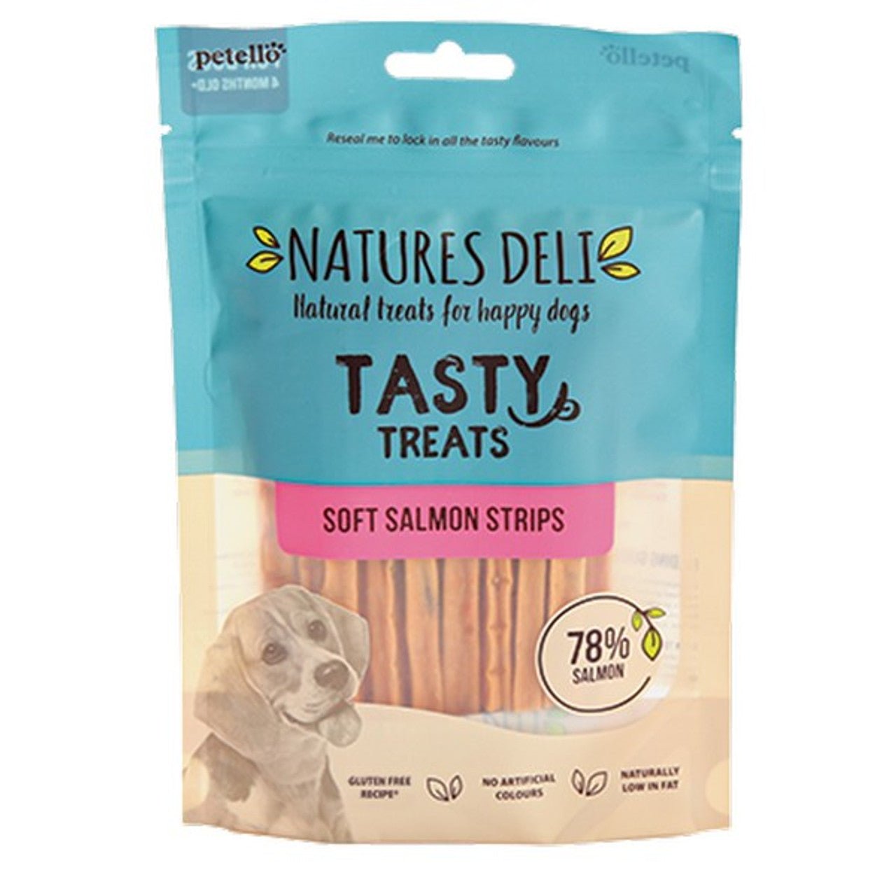 Natures Deli Wild Salmon Strips (100g) - Wuffies