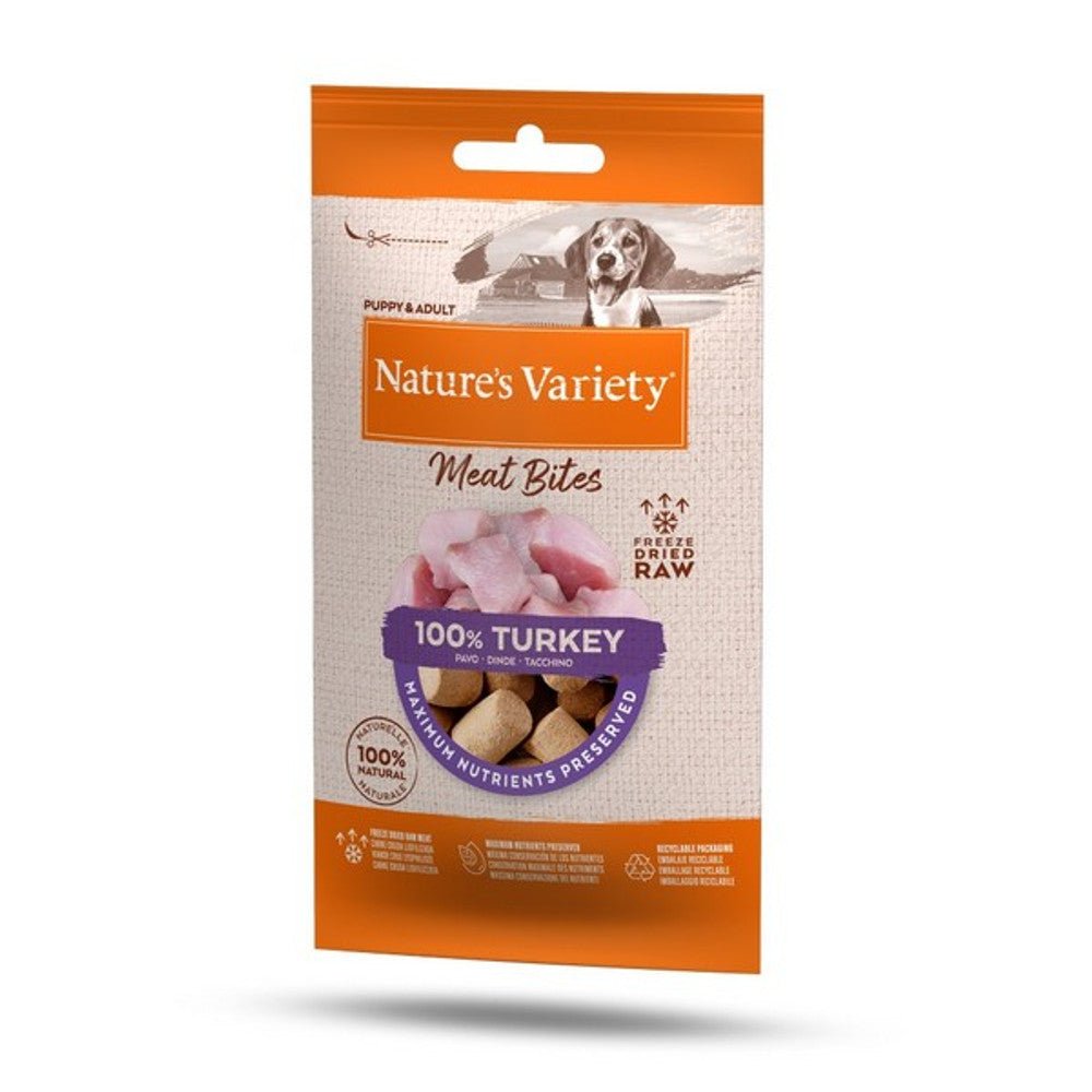 Natures Variety Freeze Dried Bites Turkey (20g) - Wuffies