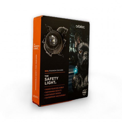 Orbiloc Dog Dual Safety Light (Dark) - Wuffies