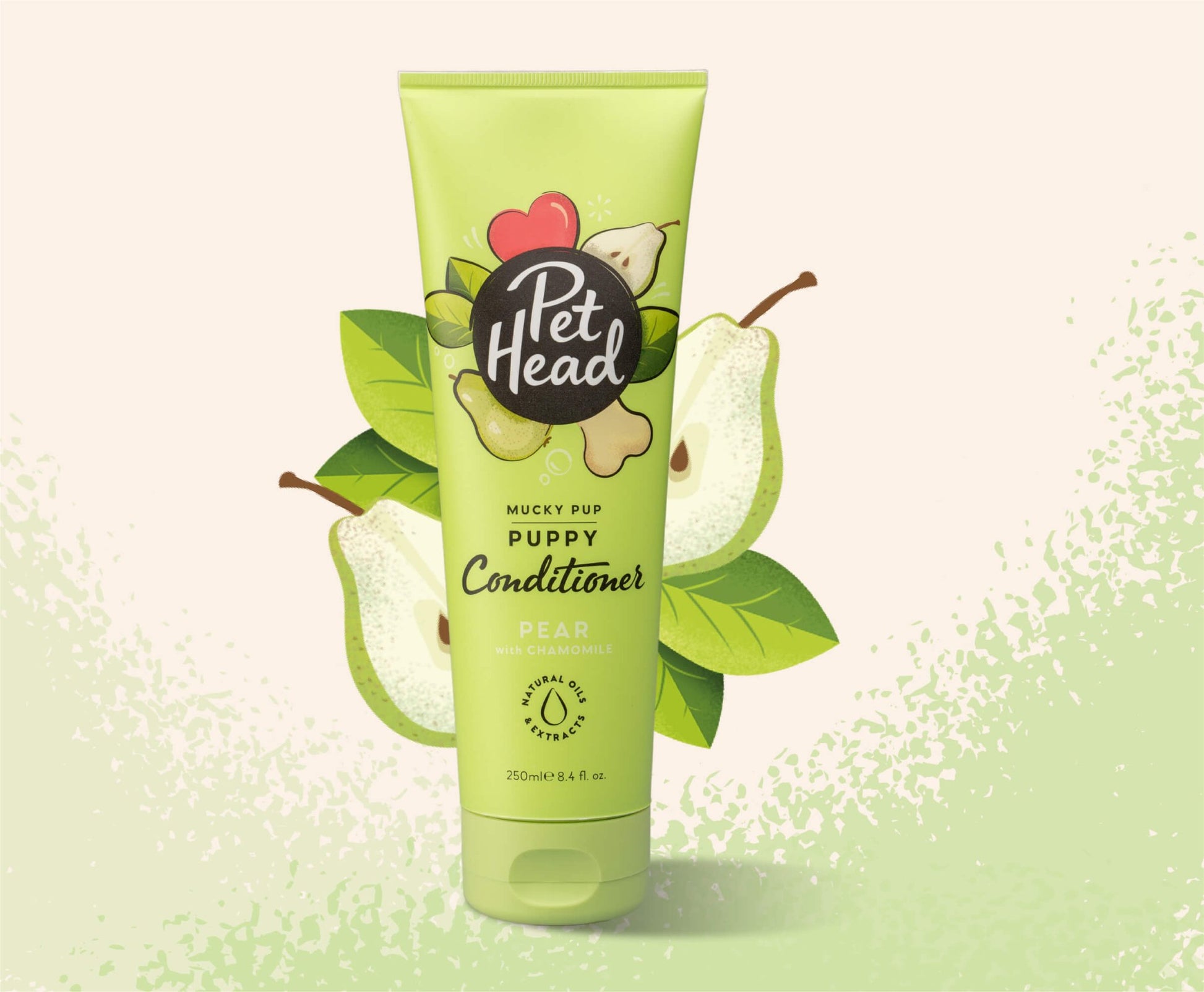Pet Head Mucky Pup Puppy Conditioner Pear (250ml) - Wuffies