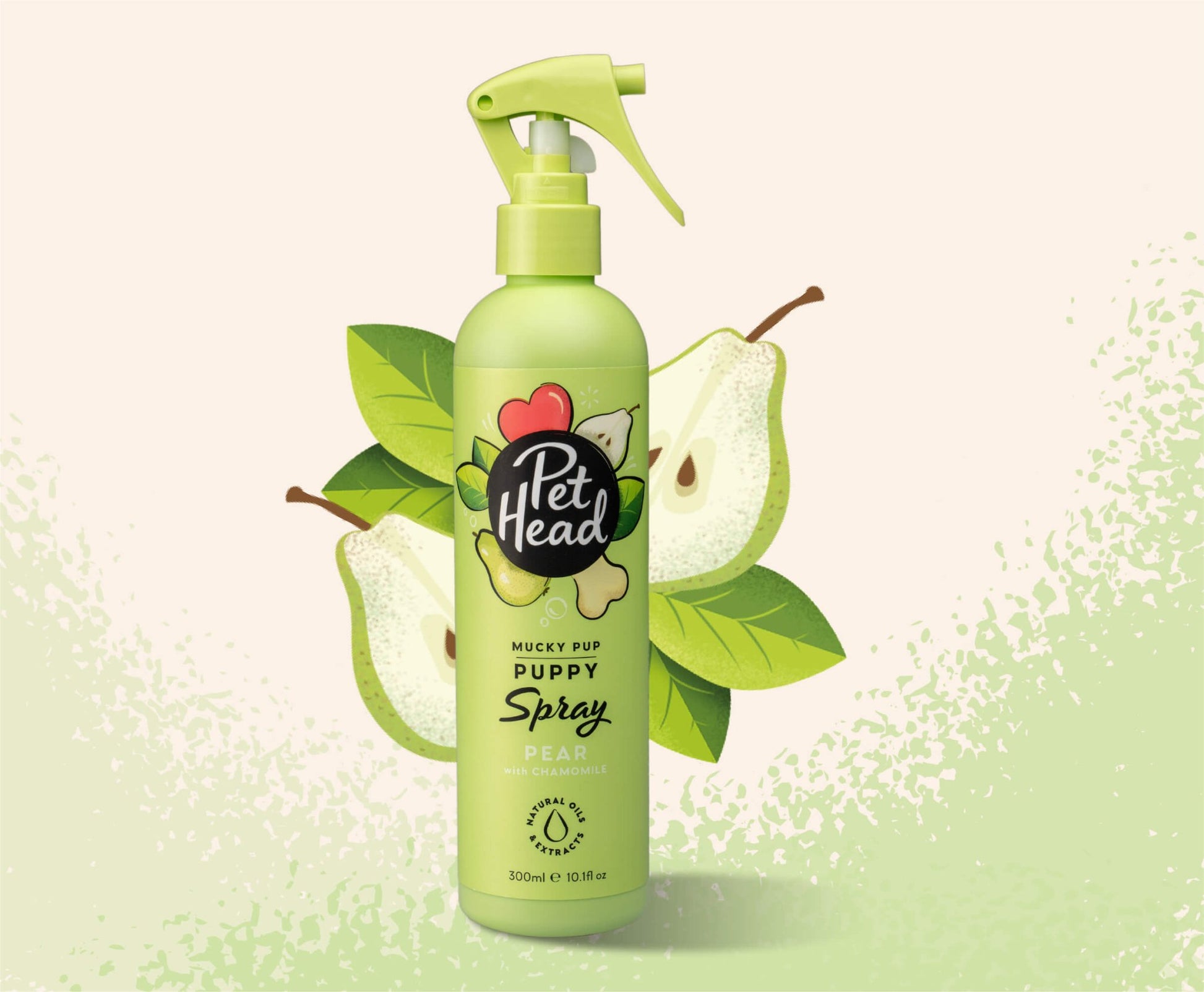 Pet Head Mucky Pup Puppy Shampoo Spray Pear (300ml) - Wuffies
