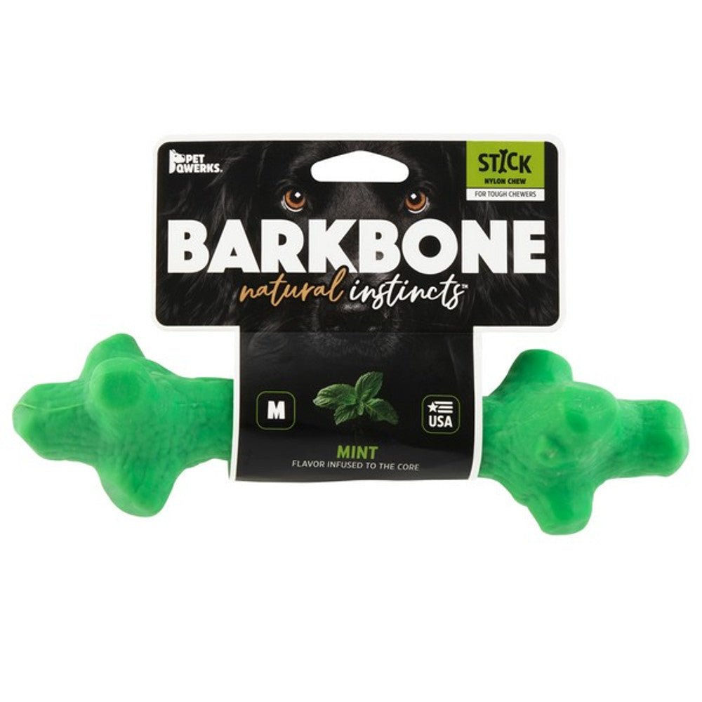 Pet Qwerks Barkbone Mint Stick Chew Toy (Medium) - Wuffies