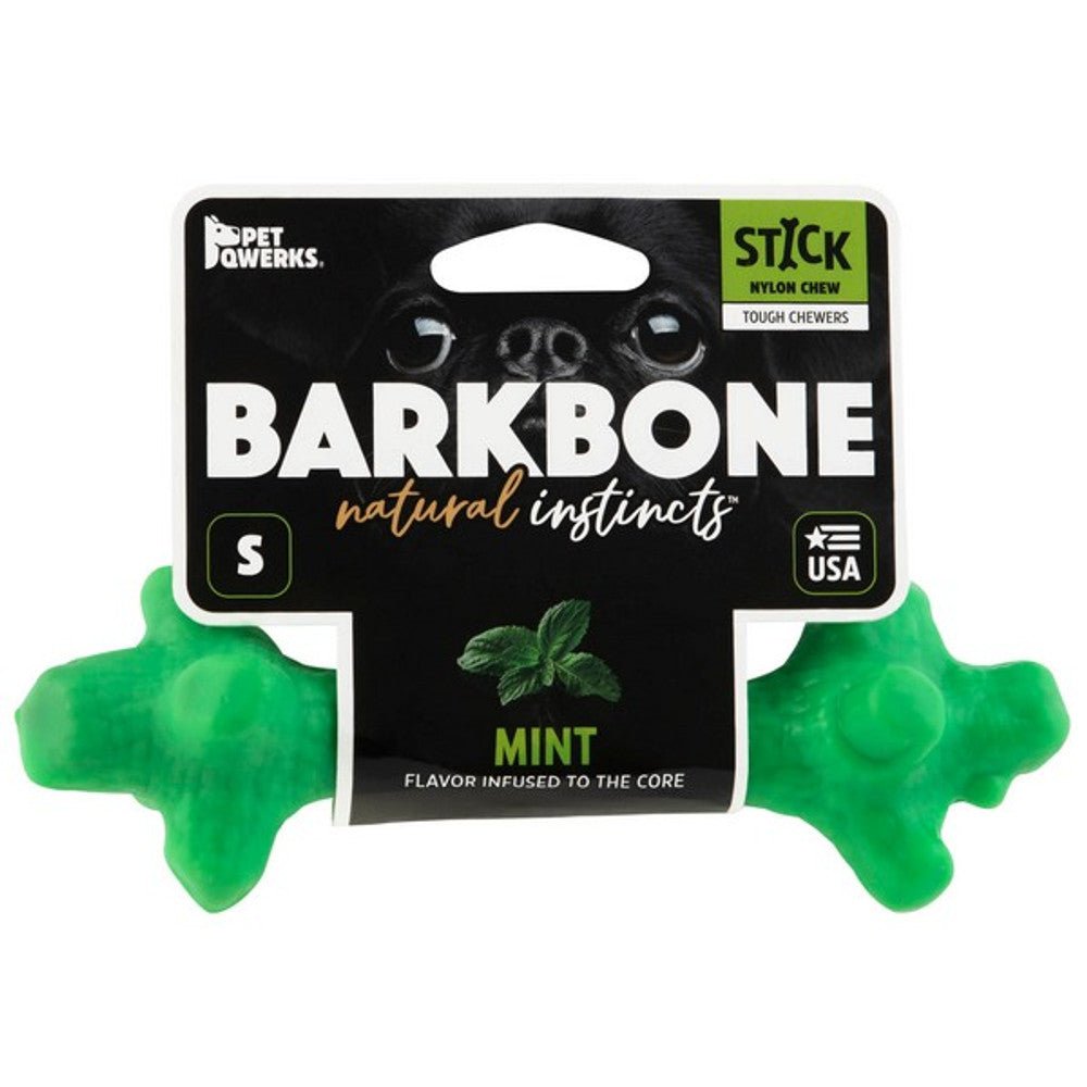 Pet Qwerks Barkbone Mint Stick Chew Toy (Small) - Wuffies