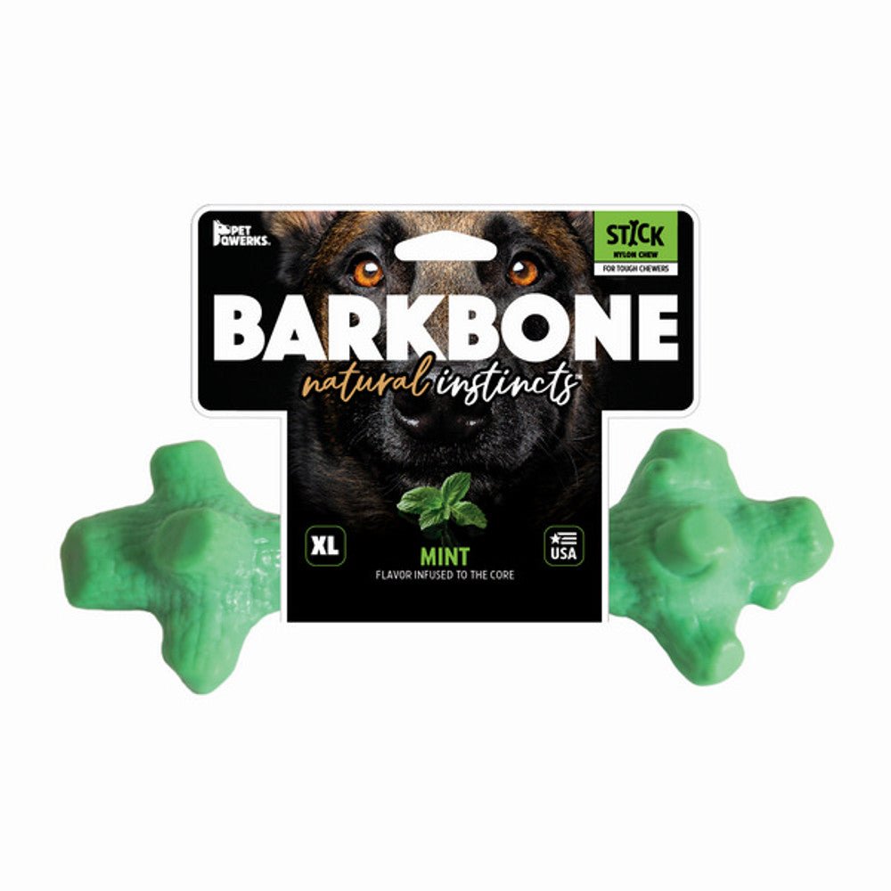 Pet Qwerks Barkbone Mint Stick Chew Toy (X - Large) - Wuffies