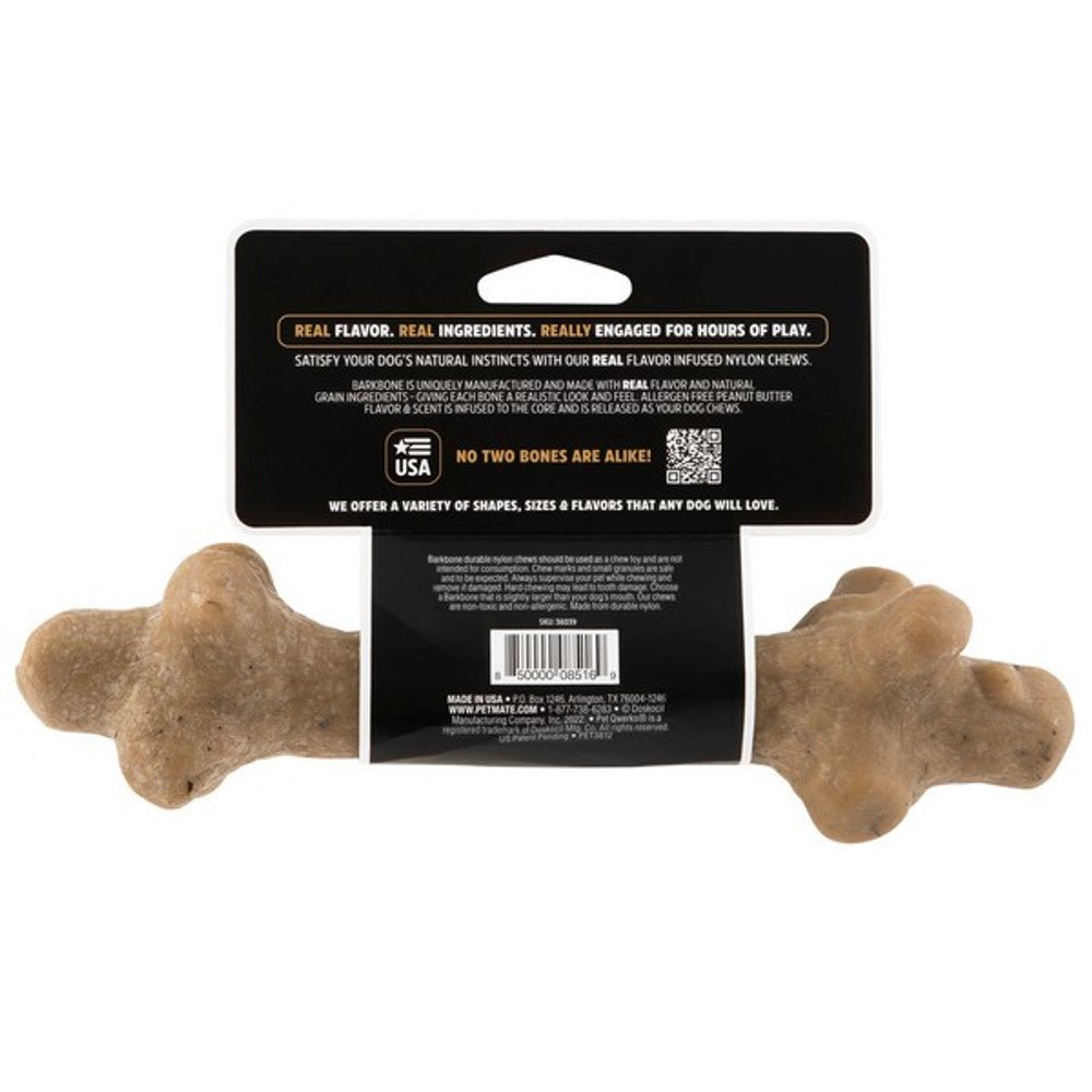 Pet Qwerks Barkbone Peanut Butter Stick Chew Toy (Medium) - Wuffies