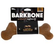 Pet Qwerks Dinosaur Barkbone Peanut Butter Wood Chew Toy (Large) - Wuffies