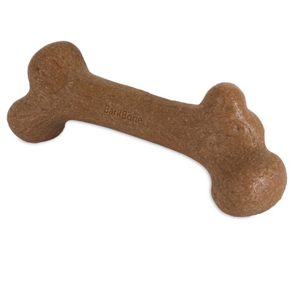 Pet Qwerks Dinosaur Barkbone Peanut Butter Wood Chew Toy (Medium) - Wuffies