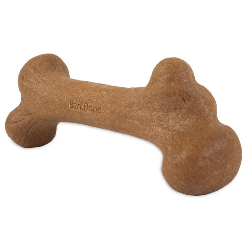 Pet Qwerks Dinosaur Barkbone Peanut Butter Wood Chew Toy (Small) - Wuffies