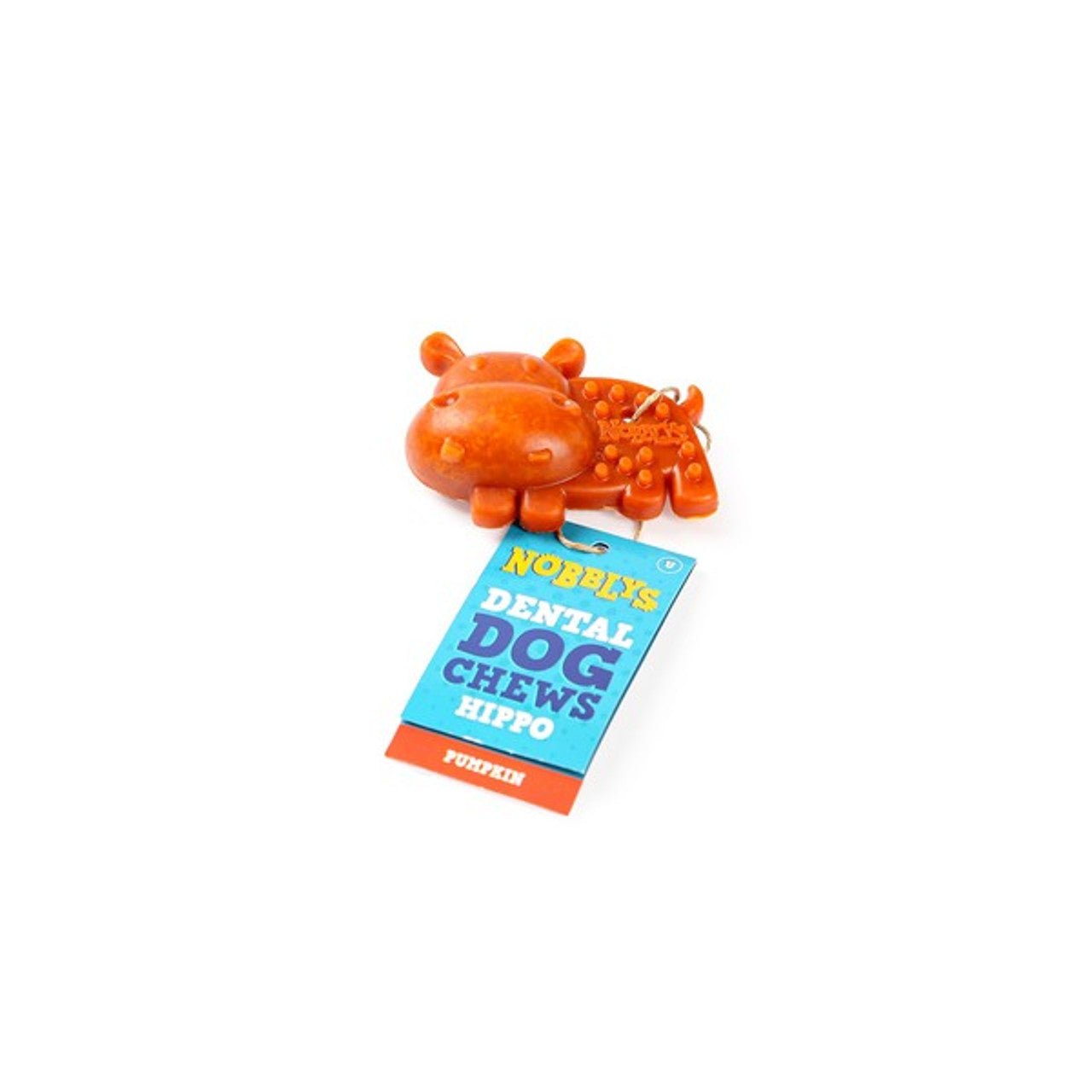 Petello Nobblys Animal Hippo Pumpkin (40g) - Wuffies