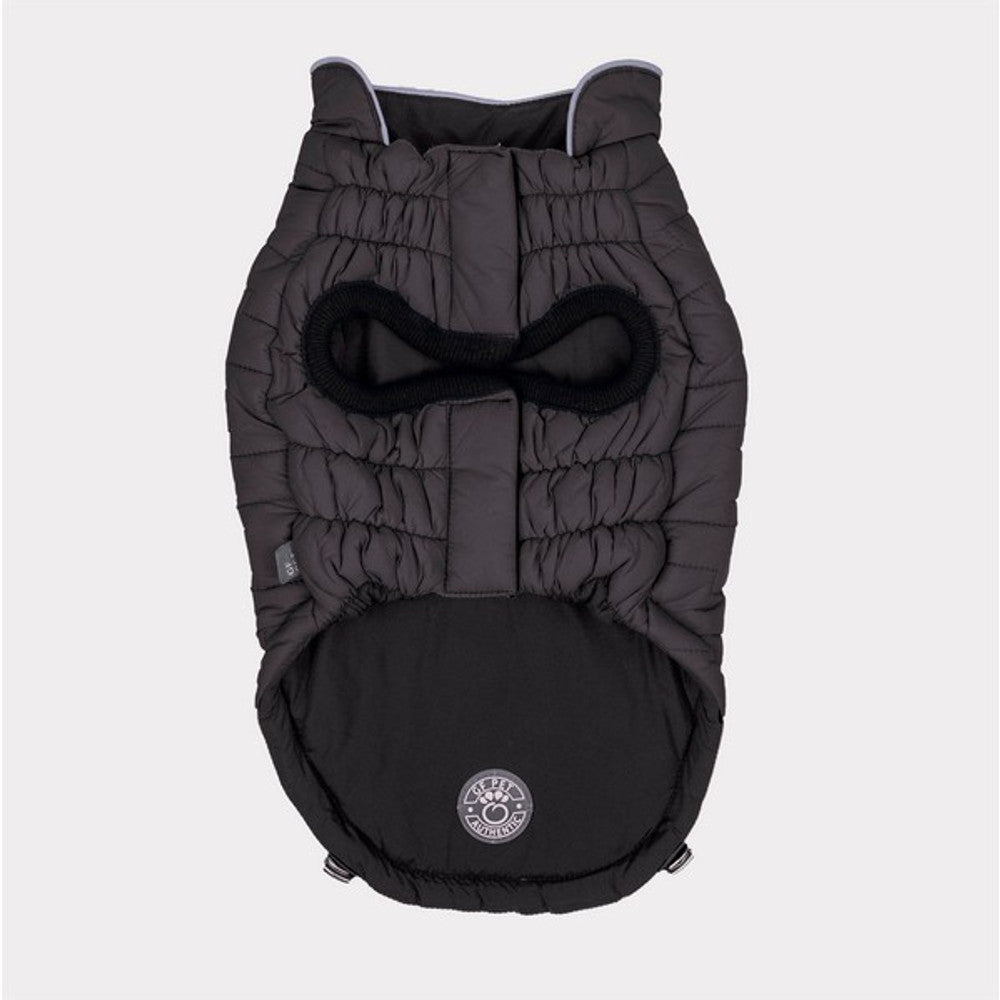 Reversible Elasto - Fit Chalet Dog Jacket (Black) - Wuffies