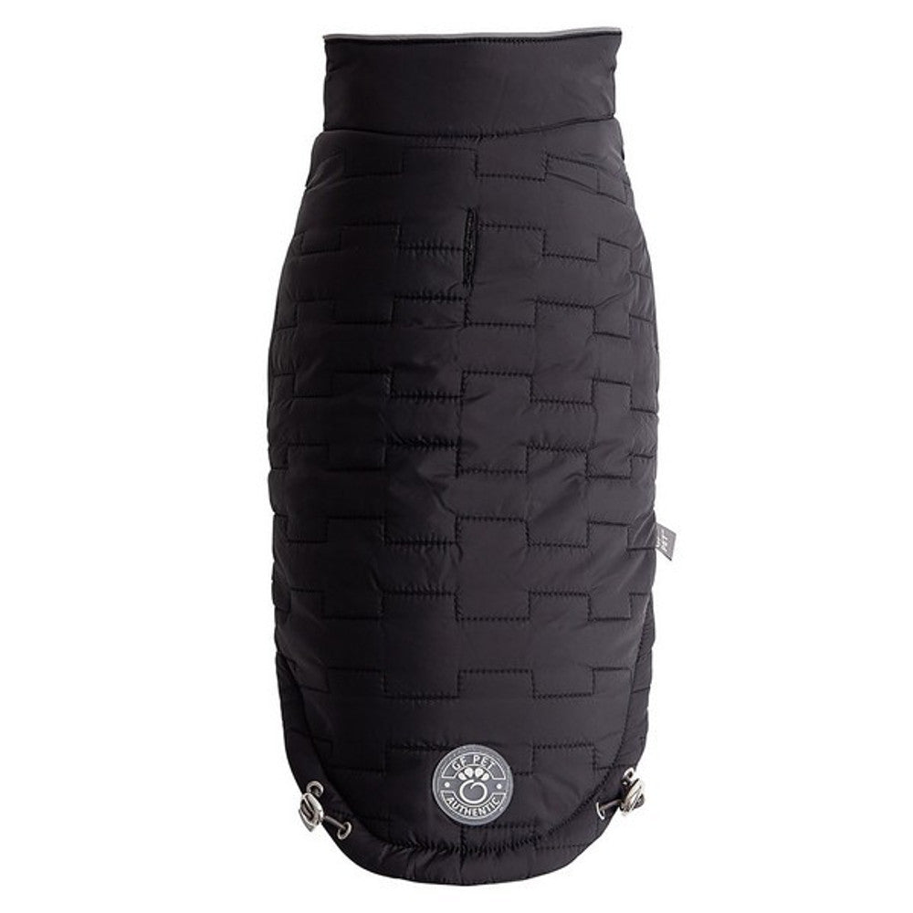 Reversible Elasto - Fit Chalet Dog Jacket (Black) - Wuffies
