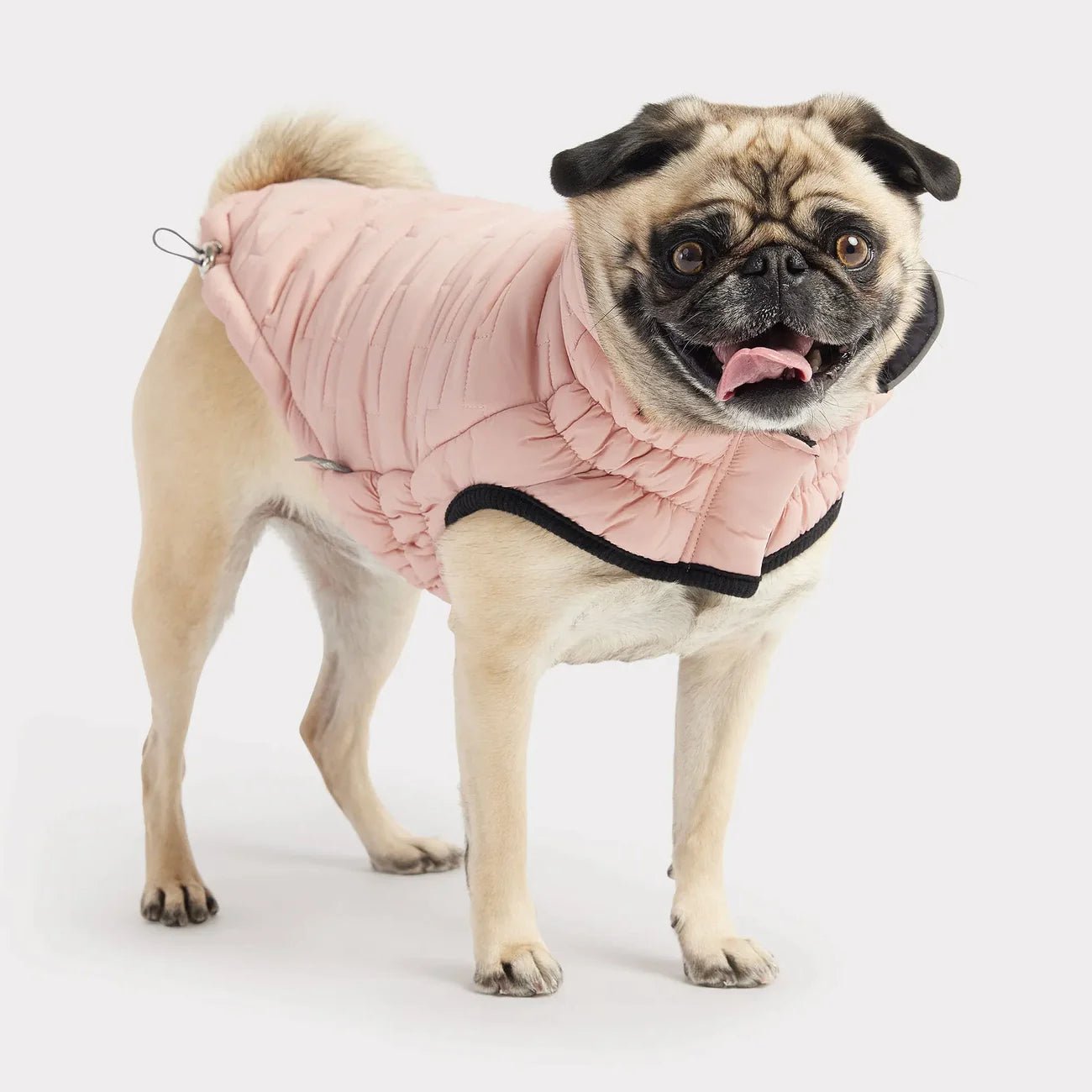 Reversible Elasto - Fit Chalet Dog Jacket (Pink) - Wuffies