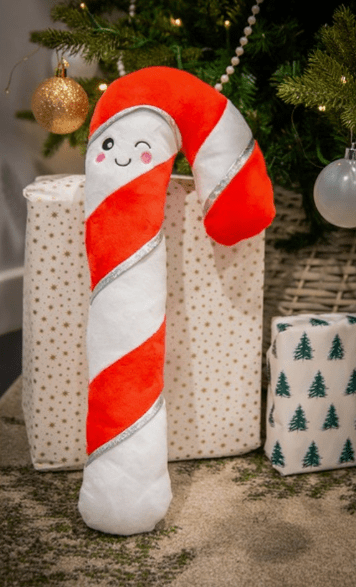 Rosewood Comet Candy Cane Christmas Dog Toy - Wuffies