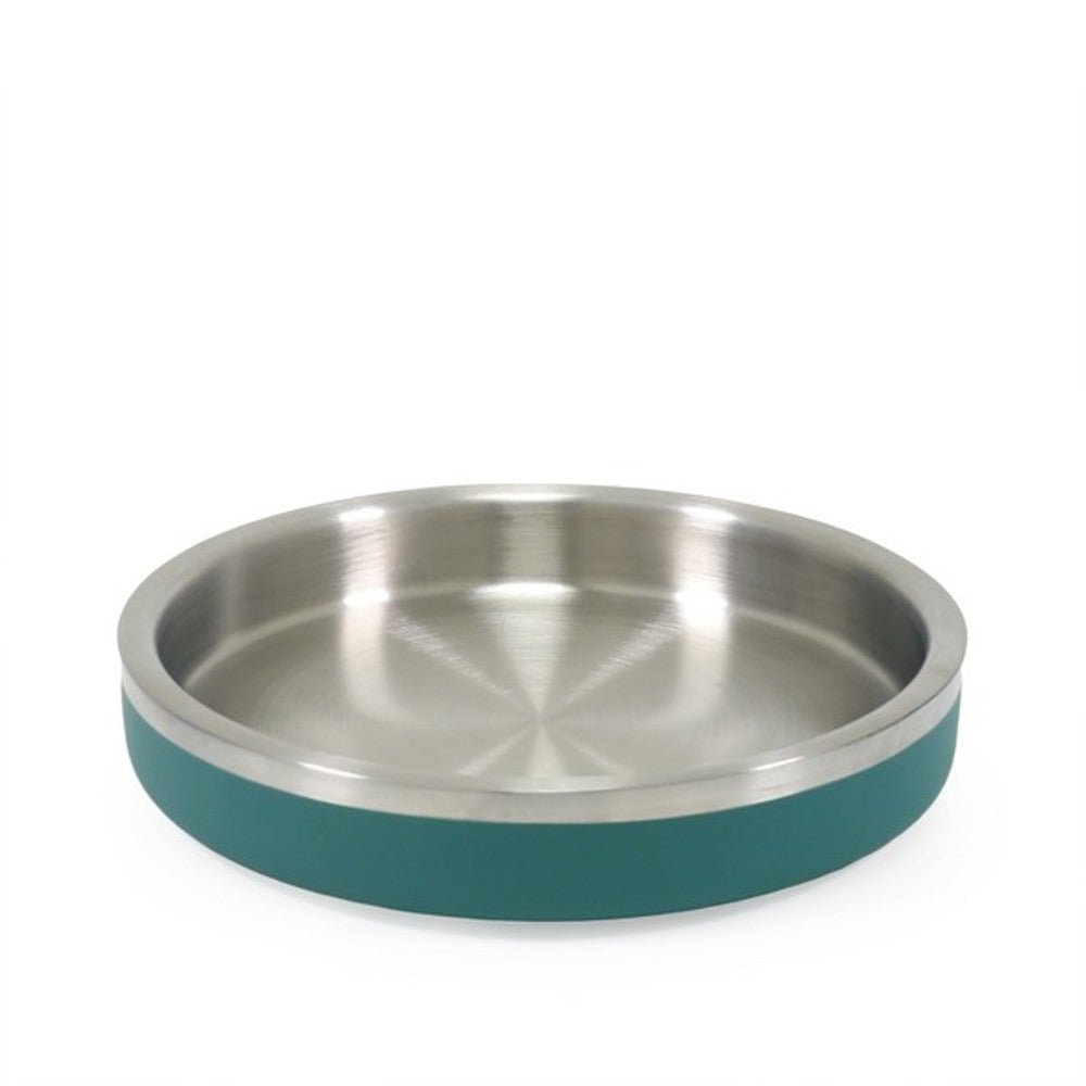 Rosewood Double Wall Stainless Steel Bowl Teal (Various Sizes) - Wuffies