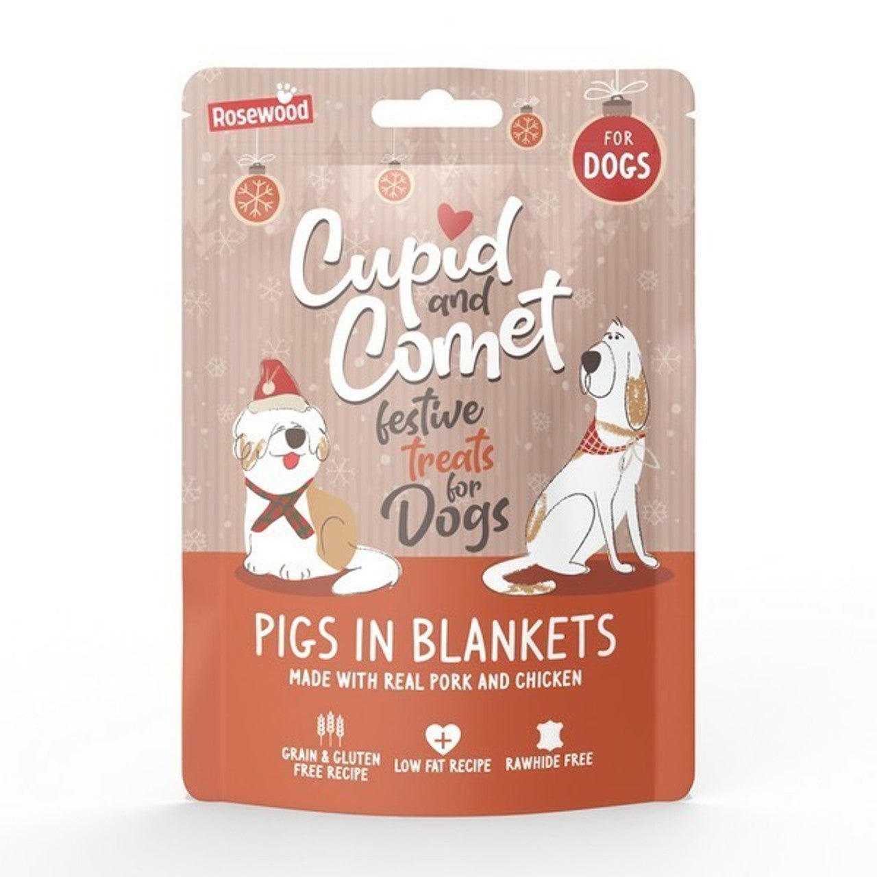 Rosewood Pigs in Blankets Dog Treats (100g) - Wuffies